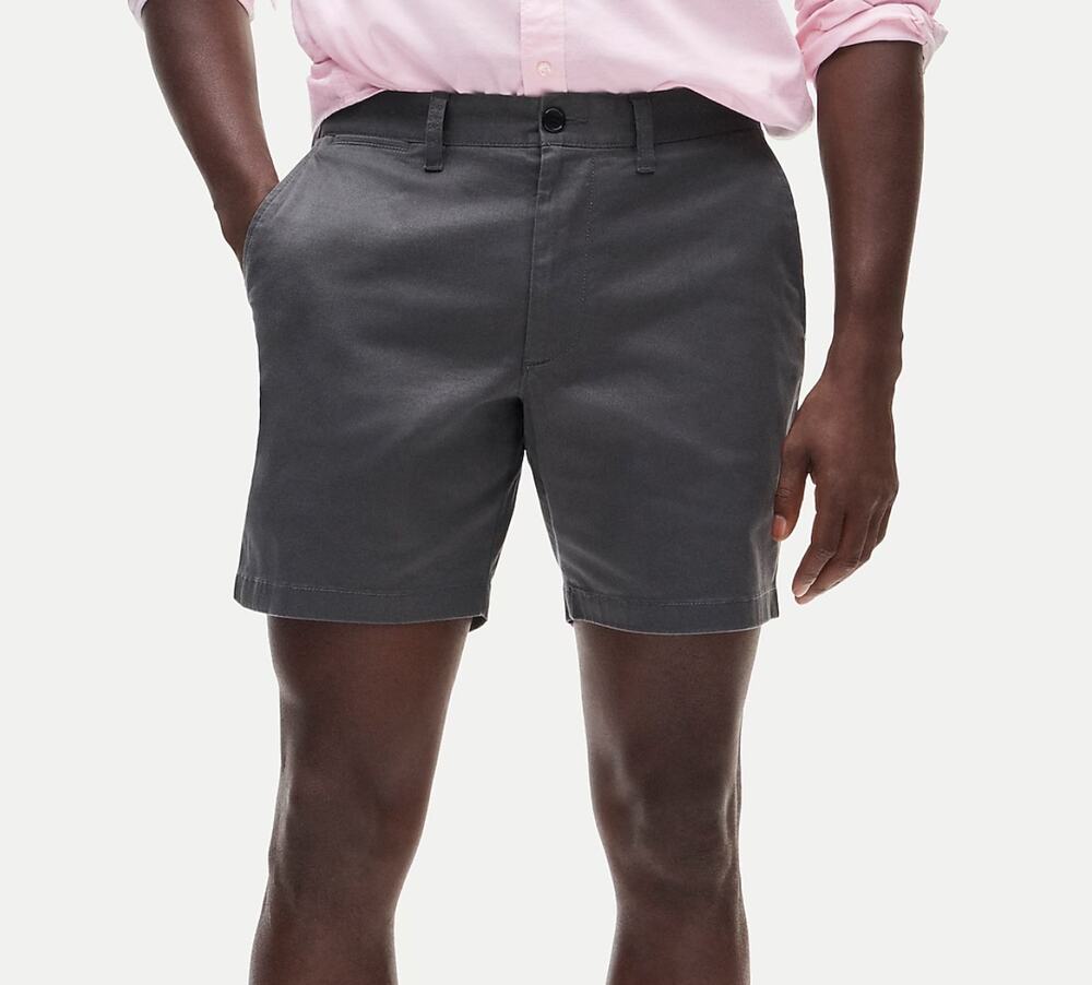 J Crew 7" Tech Shorts 32 Gray NWOT AL095 J.Crew Khaki Golf